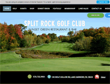 Tablet Screenshot of golfsplitrock.com